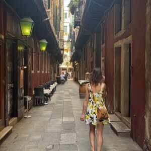 Floral Sundress with Lemon Pattern - Hearts & Found